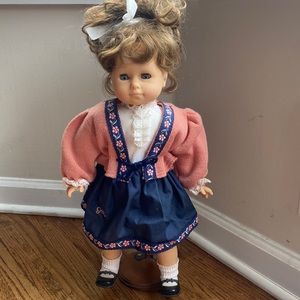 Gotz Peppe Doll with Stand - RARE - VINTAGE